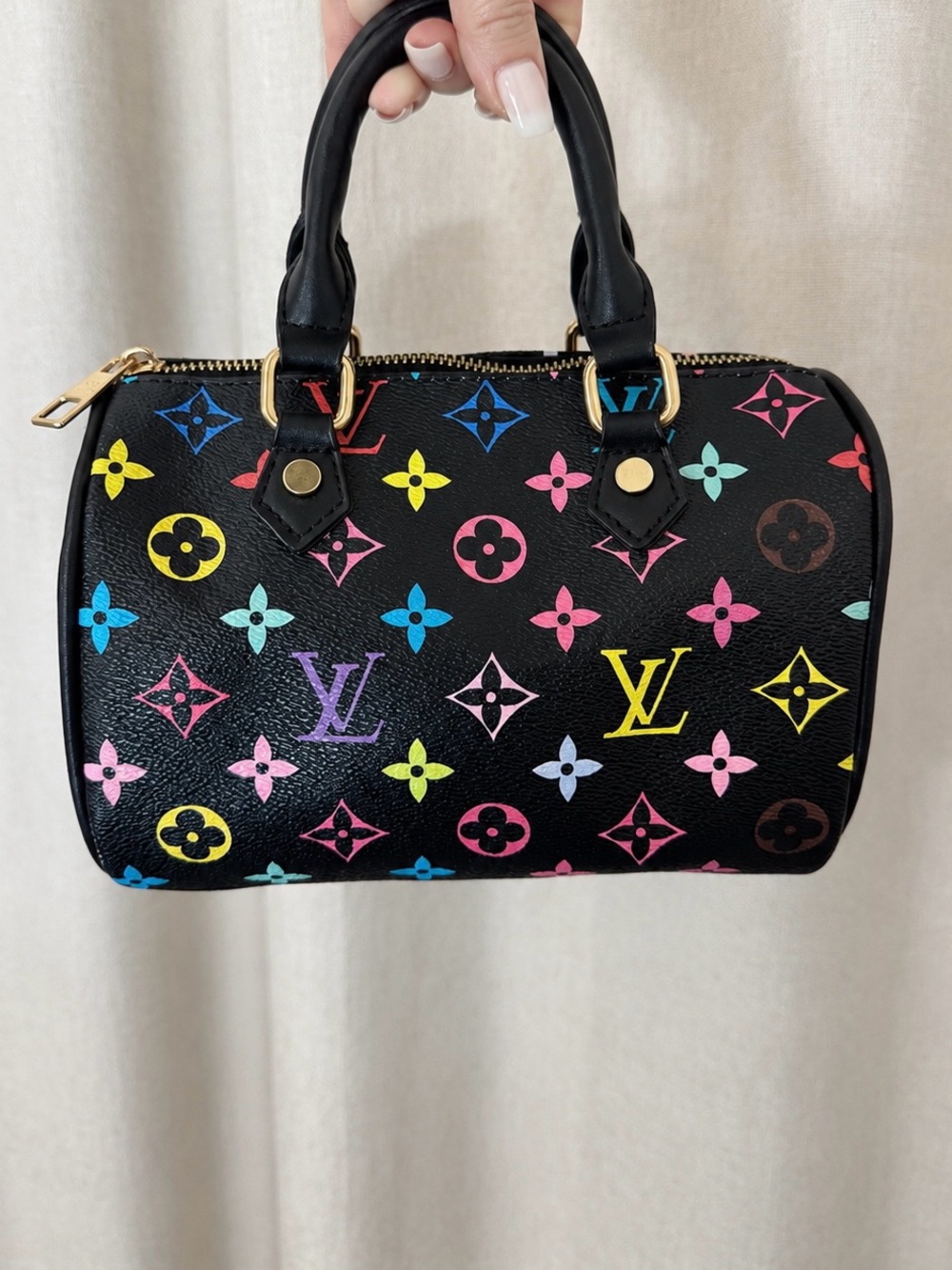 Multicolor Monogram Mini Handbag